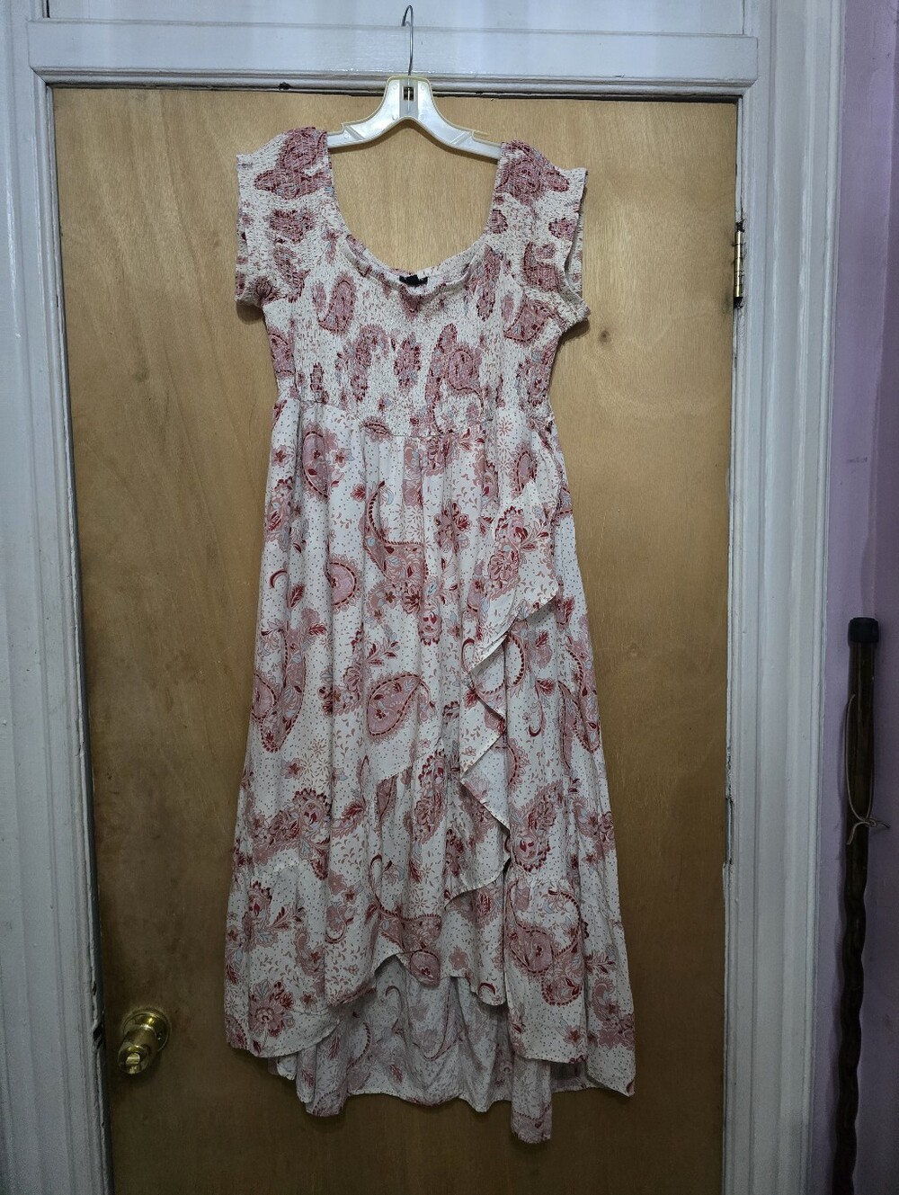 Torrid  Paisley Ruffled Maxi Dress